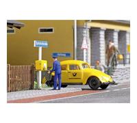 Busch 7887 H0 Auto modello Volkswagen Gabbia con postmann e cassetta postale