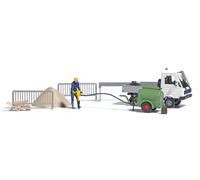 Busch 7904 Action Set: Compressore Con Martello ad Aria Compressa,H0,Nuovo 2020