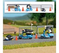 Busch Set azione 7925 Pinguini Rollerfahrt H0