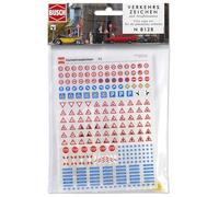 Busch Ambiente - Bue 8128 - Model Railway - Strada Signage - Scala N/TT