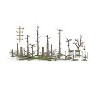 BUSCH TOTHOLZ-SET 1852 ALBERO IN KIT DA MONTARE 1 MODELLISMO