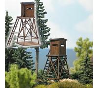 Busch H0 (1496): Posto Alto Di Legno Vero