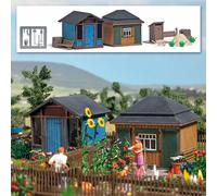 Busch H0 1617 Gartenlauben-Set 2