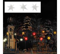 Busch H0 5414 Stelle di Natale Illuminato Bianco 3 Pezzo