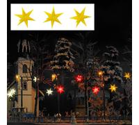 Busch H0 5415 Stelle Di Natale Illuminato Giallo 3 Pezzi