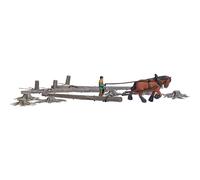 Busch 79883 - 1/87 / H0 - Set Di Azione: Schauholzrücken - Nuovo