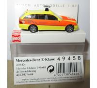 Busch Ho 1/87 Mercedes-Benz T Notarzt Ambulanza Croce Rosso #49458 Box