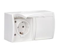 Busch-Jaeger Presa Schuko 2f. 20/2 Ew-54 (1er)