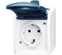 BUSCH JAEGER 20 EW-53 20EW-53 - CEE 7/4 - 2P+E - White - IP44 - 250 V - 16 A