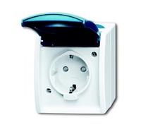 BJ 20 EW-53 - Presa schuko con coperchio ribaltabile