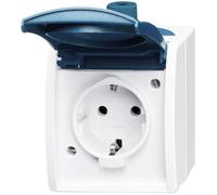 BJ 20 EW-53 - Presa schuko con coperchio ribaltabile