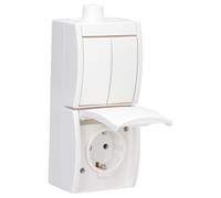Busch-Jaeger 2601/5/20EW-54-503- Presa Schuko con interruttore a bilanciere