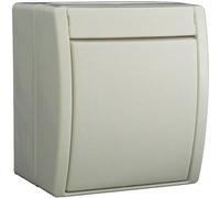 BUSCH JAEGER 2601/6 W-54 - 1P - White - 250 V - 10 A - 74 mm - 55 mm