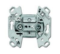 BUSCH JAEGER 2CKA000230A0250 0230-101 - TV + Radio - Grey - RoHS - 70 mm - 22 m