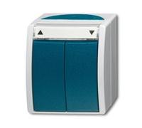 BJ 2601-4 W-53 - Interruttore a bilanciere per tapparelle, 1 polo