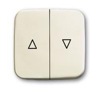 BUSCH JAEGER 2CKA001713A0155 Wippe Aufdruck Jalousie 2504-212 Duro 2000 SI weiß