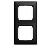 BUSCH JAEGER 2CKA001725A1569 Abdeckrahmen 2-fach schwarz 1722-915