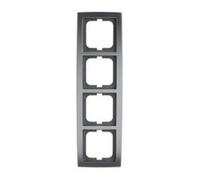 BUSCH JAEGER 2CKA001754A4107 1724-80 Rahmen 4-fach chrom matt