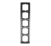 BUSCH JAEGER 2CKA001754A4108 1725-80 Rahmen 5-fach chrom matt