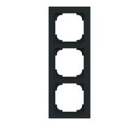 BUSCH JAEGER 2CKA001754A4856 BJ Abdeckrahmen 3-fach schwarz1723-45Mmatt Busch-a