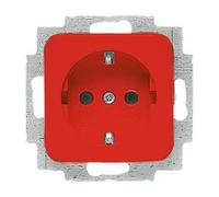 BUSCH JAEGER 2CKA002011A6253 20 EUC-217-101 - 2P+E - Red - Thermoplastic - IP20