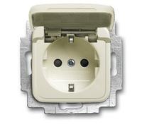 BUSCH JAEGER 2CKA002013A5306 20 EUKB-212 - CEE 7/3 - 2P+E - Beige - 250 V - 16