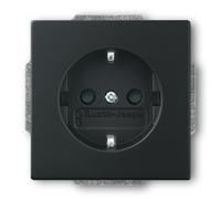 BUSCH JAEGER 2CKA002013A5333 20 EUCKS-885 - CEE 7/3 - 2P+E - Black - 250 V - 16