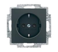 BUSCH JAEGER 2CKA002013A5381 SCHUKO Steckdosen-Einsatz schwarz 20 EUCB-15-914