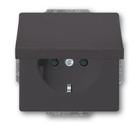 BUSCH JAEGER 2CKA002018A1486 20 EUK-81 - CEE 7/3 - 2P+E - Black - 250 V - 16 A