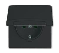 BUSCH JAEGER 2CKA002064A0290 2064-0-0290 - CEE 7/3 - 2P+E - Black - 250 V - 16