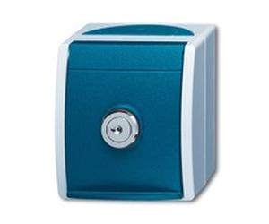 BUSCH JAEGER 2CKA002083A0823 Steckdose 20 EWSL-101-53 ocean grau/blaugrün