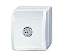 BUSCH JAEGER 2CKA002083A0832 2083-0-0832 - CEE 7/3 - 2P+E - White - IP44 - 250