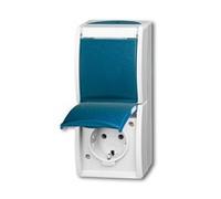 BUSCH JAEGER 2CKA002084A0702 20-02 EWN-53 Schuko-Steckdose 2f. senkrecht