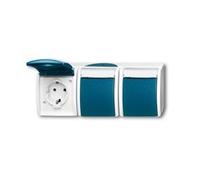 Busch-Jäger Schuko-Dreifachsteckdose Oceano Waager. Con Nome IP44 Tipo 230