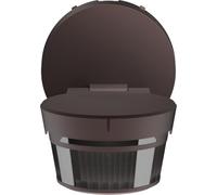 Busch-Jaeger 6251/28-131-WL Busch-Wächter® PRO - Rilevatore di movimento wireless a 280°, con controllo tramite app Bluetooth, montaggio flessibile, senza fili, marrone, 2CKA006200A0857