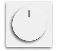 Busch-Jaeger 6540-84-102 Interruttore centrale con manopola rotante, dado e lampada a incandescenza (termoplastica) Studio White Carat® 2CKA006599A2953 Future Linear