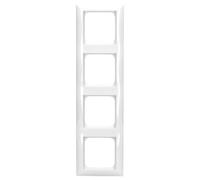 Busch-Jaeger Balance SI 2CKA001725A1561 1724-914 - Mascherina di copertura a 4 scomparti, colore: Bianco alpino