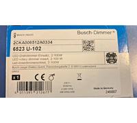 Busch Jaeger Dimmer AC 230V -50Hz, 2-100W 6523-U102 LED- Lampadine Alogene