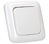 Busch-Jaeger Set di interruttori di commutazione: 2000/6 US + 2506-214 bilanciere + 2511-214 1 cornice bianca alpina Reflex SI