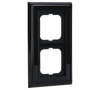 Busch-Jaeger Telaio a 2 scomparti 1722-831 Busch-Dynasty 4011395219317 antracite, Placche per Interruttori