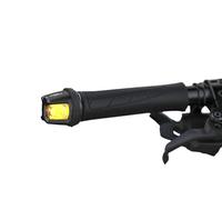 Busch+müller Indicatore di direzione Turntec T2, sistema di lampeggiamento a batteria, nero, alluminio, USB-C ricaricabile, per tutte le biciclette