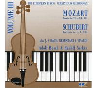 Busch/Serkin - European Duo Recordings