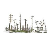 BUSCH TOTHOLZ-SET 1852 ALBERO IN KIT DA MONTARE 1 MODELLISMO