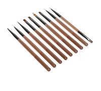 Buscini per Nail Art 9pcs Set per Smalto Unghie in Gel - Strumento Costruttori di Spazzole Gel e, Pennello Unghie Traslucido la Casa e l'uso del Salone