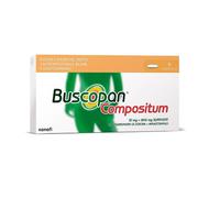 Buscopan Compositum 10 Mg + 800 Mg 6 Supposte Per Mal Di Pancia Forte Crampi Dolori Addominali