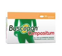 Buscopan Compositum 10mg + 500mg Dolori del Tratto Gastrointestinale, 20 Compresse Rivestite