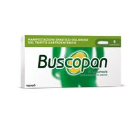 Buscopan contro Mal di Pancia Dolori e Crampi Addominali, 6 Supposte