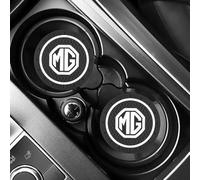 BUSDPL 2 Pezzi Sottobicchieri Auto per MG ZS/ZS EV 2017-2023, Sottobicchiere Tappetini Portabicchieri Inserto Antiscivolo Auto Decorazione Accessori