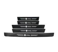 BUSDPL 5 Pezzi Carbonio Battitacco per MG HS 2017-2025, Benvenuto Pedaliera Protezione Plates Anti-Graffio Scuff Guardia Porta Soglia Accessori