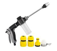 Buse De Tuyau D'arrosage Haute Pression - Pulvérisateur Automobile Portable Avec Jets Réglables | Nettoyeur Haute Pression Multifonctionnel Pour Voiture | Idéal Pour Le Nettoyage De La Maison, Du Jard